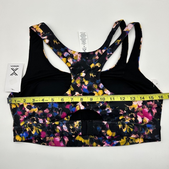 Xersion Women's Pixel Floral Medium Support Sports Bra Sizes S M L XL - Picture 10 of 10